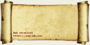 Jovana Grujović vizit kartica